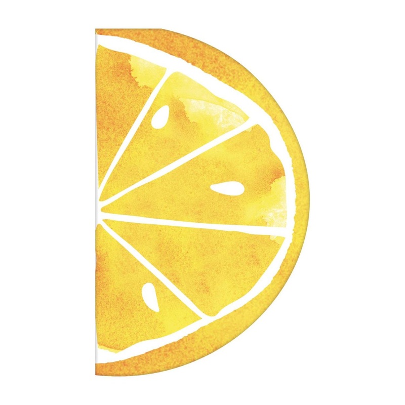Just Chillin Lemon 33cm Napkins Pack of 16 Serviettes