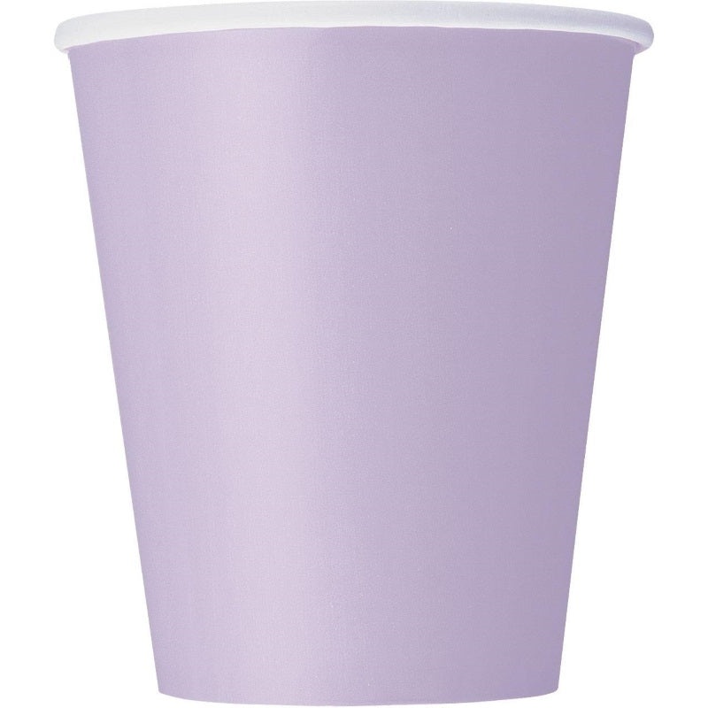 Lavender Party Cups Pack of 8