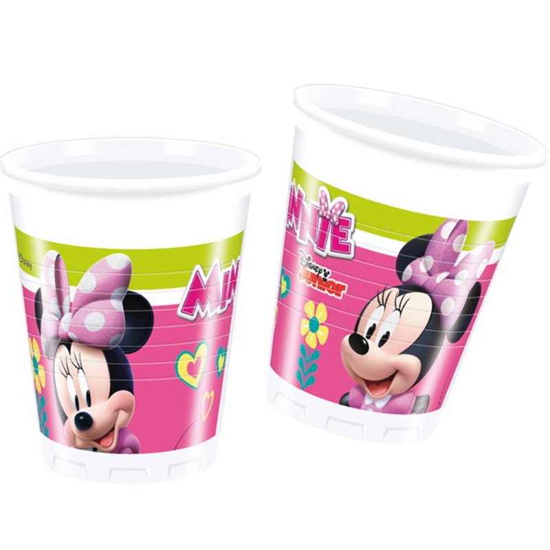 Minnie Mouse Pink Party Cups Pack of 8