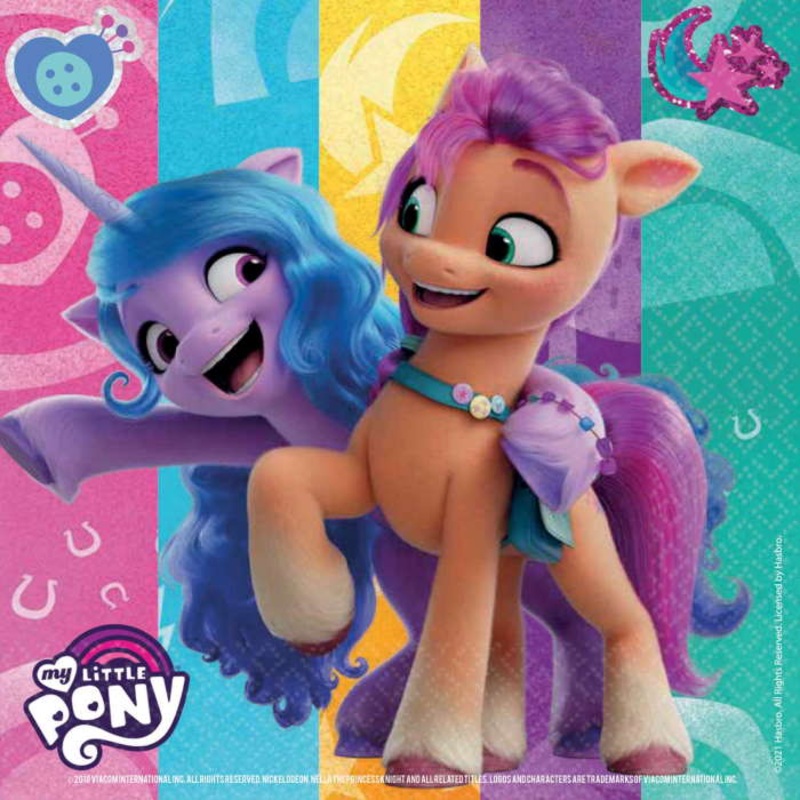 My Little Pony Napkins 33cm Pack of 16