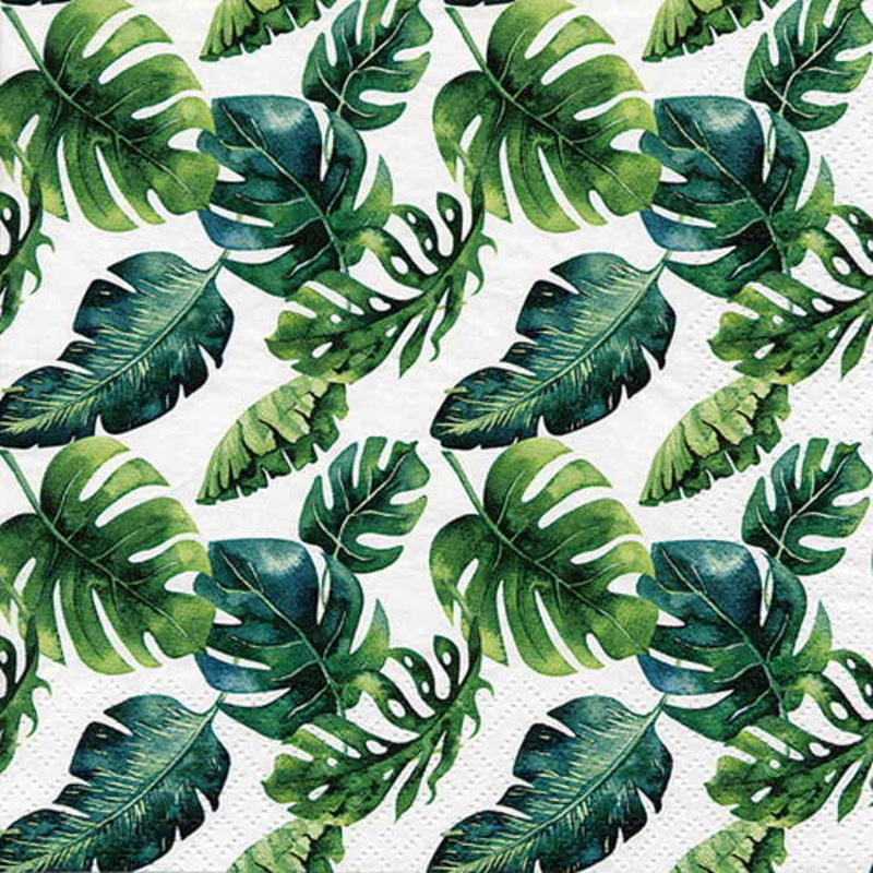 Palm Leaves Napkins - 3 Ply Pack of 20