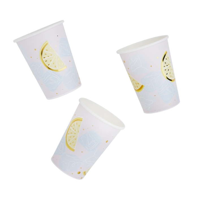 Pastel Cocktail Paper Cups 10 Pack