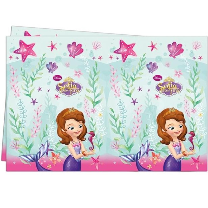 Sofia the First Plastic Party Tablecloth 120 x 180cm