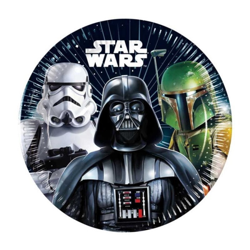 Star Wars Galaxy Paper Plates Pack of 8