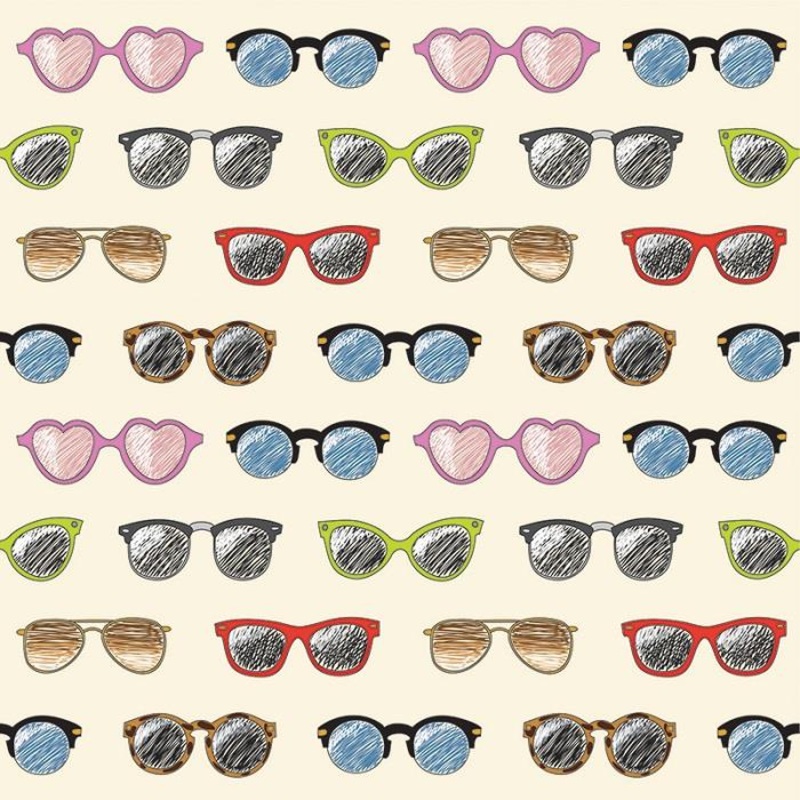 Sunglasses Summer Napkins Pack of 24