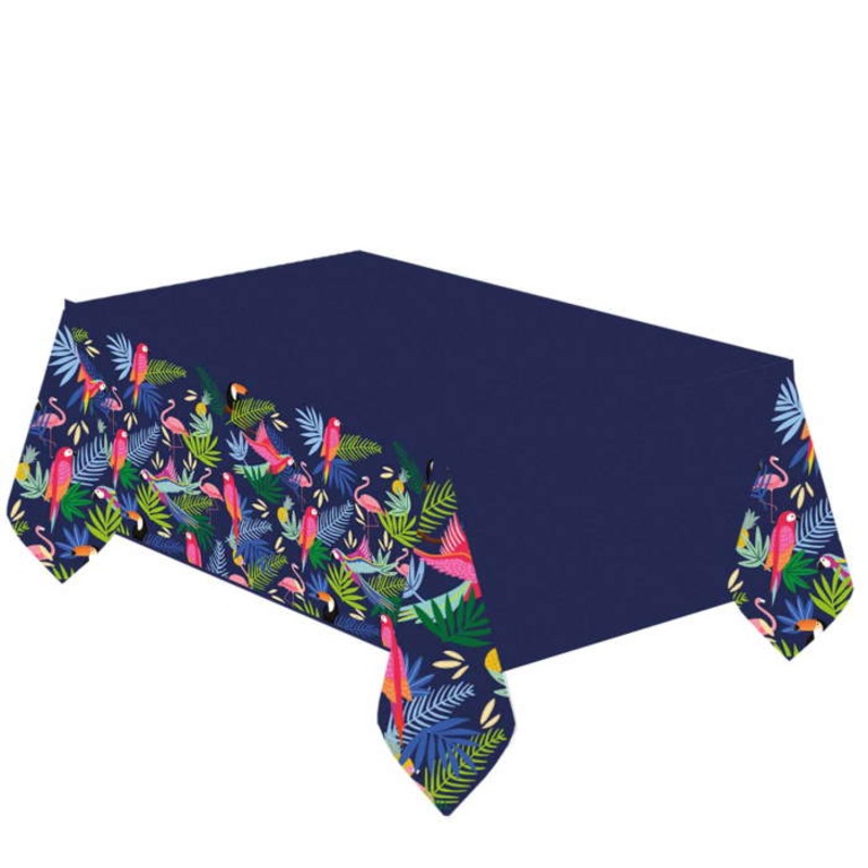 Tropical Toucan Party Tablecover Tablecloth 180 x 120cm