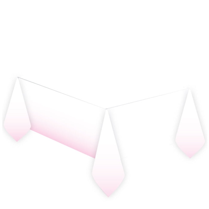 Baby Pink Paper Party Tablecover 1.8 x 1.2 metres
