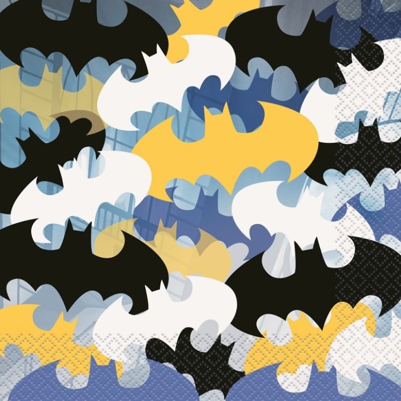 Batman Logo Napkins Pack of 16