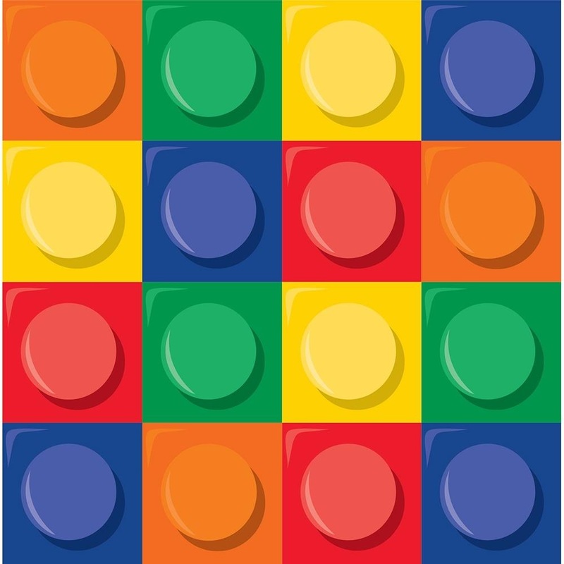 Building Block Napkins Pack of 16