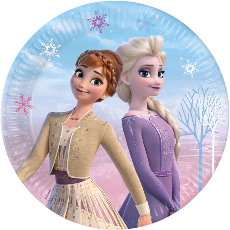 Frozen Paper Plates Wind Spirit Pack of 8