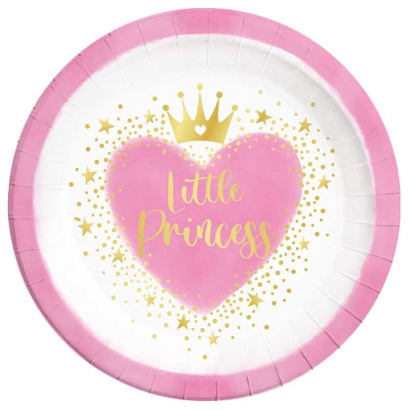 Little Princess Party Plates Pack of 8