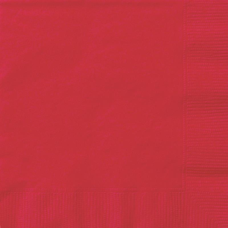 Red Napkins Paper (Bulk) Pack of 50