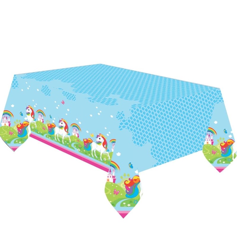 Unicorn Plastic Party Tablecloth