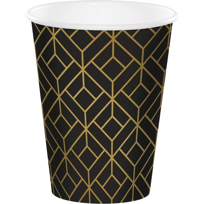 1920s Roaring Twenties Party Cups Pack of 8
