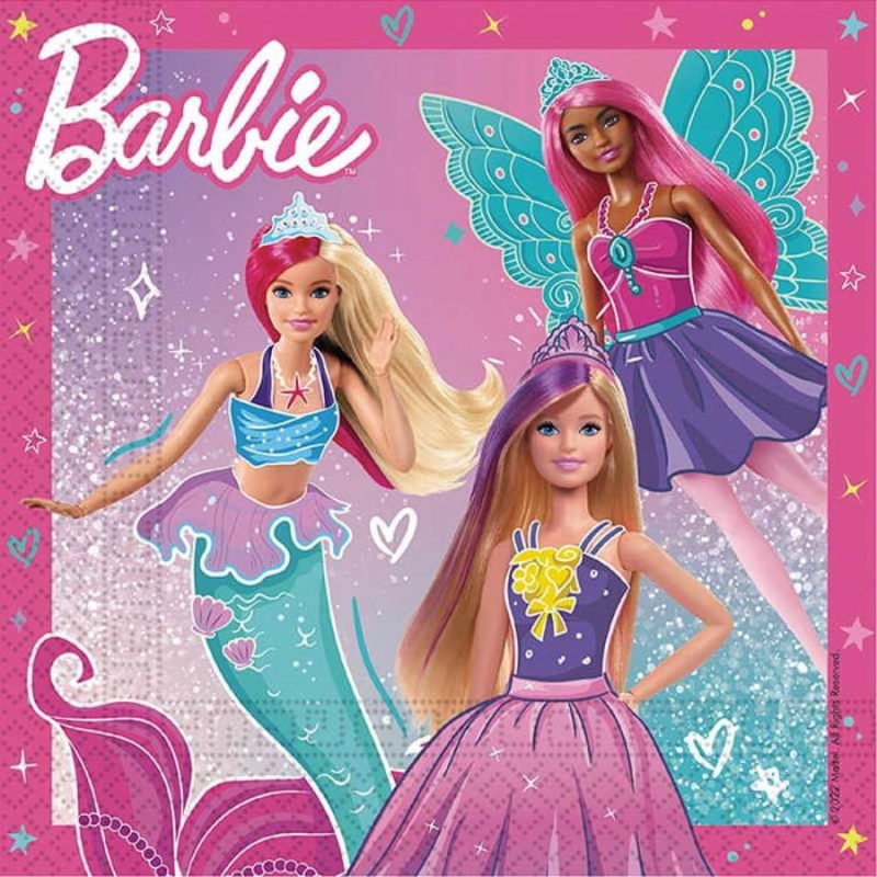 Barbie Party Napkins Pack of 20