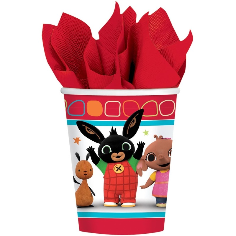 Bing Bunny Paper Cups Pack of 8