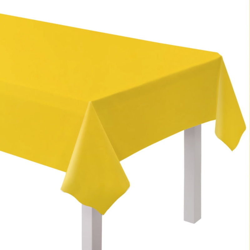 Buttercup Yellow Paper Table Cloth 1.37 x 2.74m