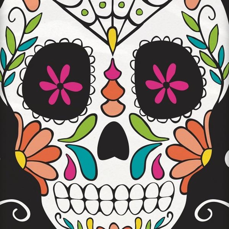 Day of the Dead Tablecloth 138 x 213cm