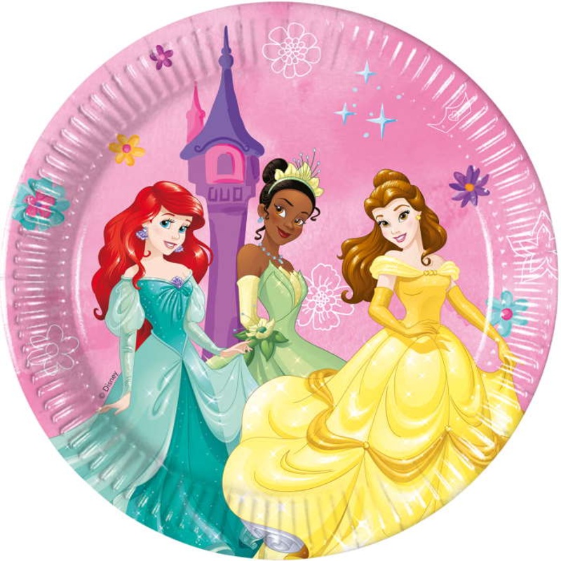 Disney Princess Story Paper Plates Pack of 8