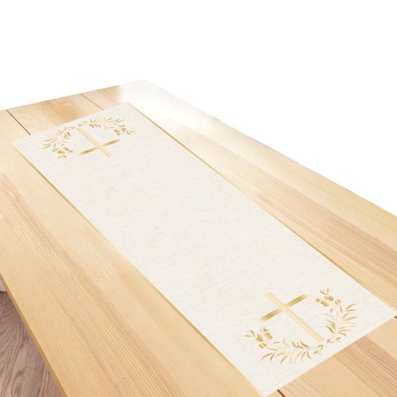 Floral Holy Communion Table Runner 120cm