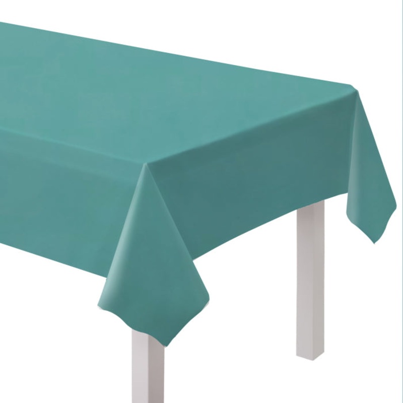 Forget Me Not Blue Paper Table Cloth 137 x 274cm