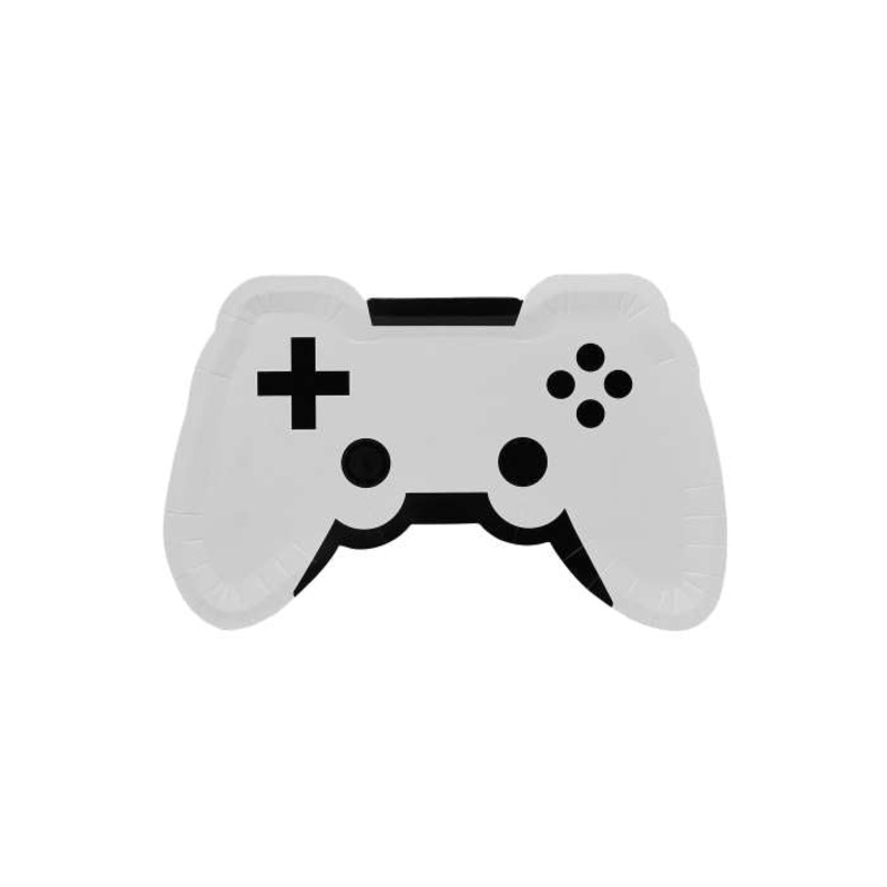 Game Controller Paper Plates 8 Pack