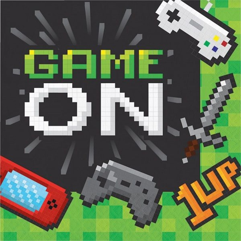 Game On Gaming Napkins Pack of 16