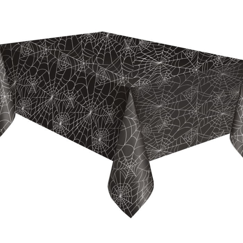 Halloween Tablecloth Spider Web 138 x 213cm