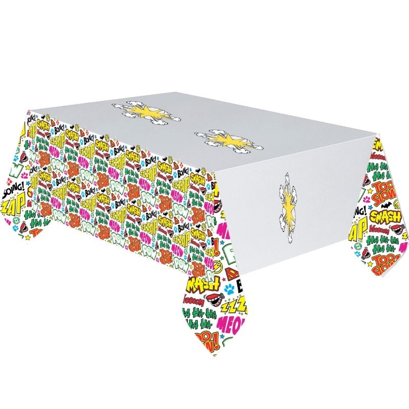 Justice League Tablecloth - Comic Print 120 x 180cm