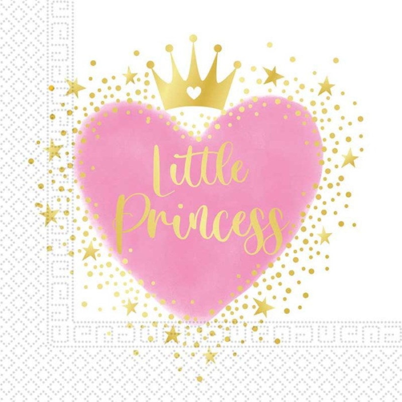 Little Princess Party Napkins Pack of 20
