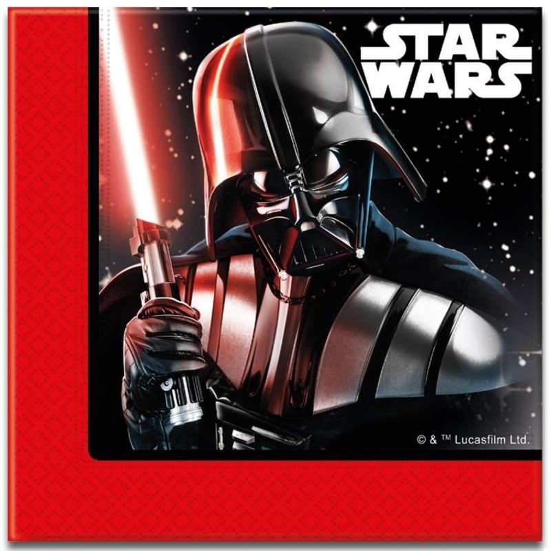Star Wars Darth Vader Napkins Pack of 20