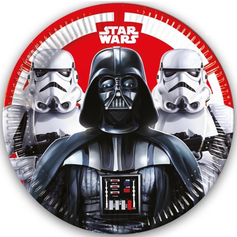 Star Wars Darth Vader Party Plates Pack of 8