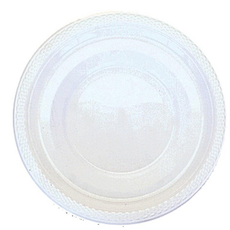 White Plastic Bowls Pack of 20