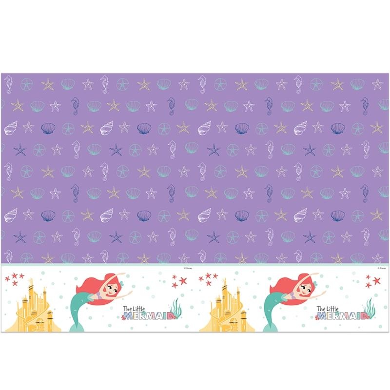 Ariel the Little Mermaid Plastic Party Tablecloth 120 x 180cm