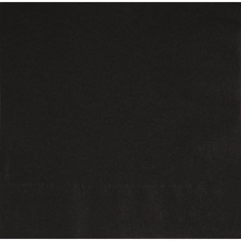 Black Napkins - Bulk Pack of 50