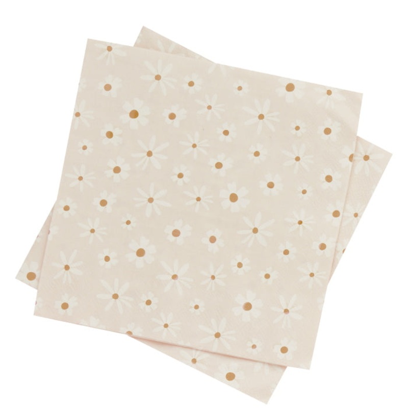 Daisy Paper Napkins 16 Pack