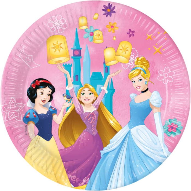 Disney Princess Story Party Plates Pack of 8