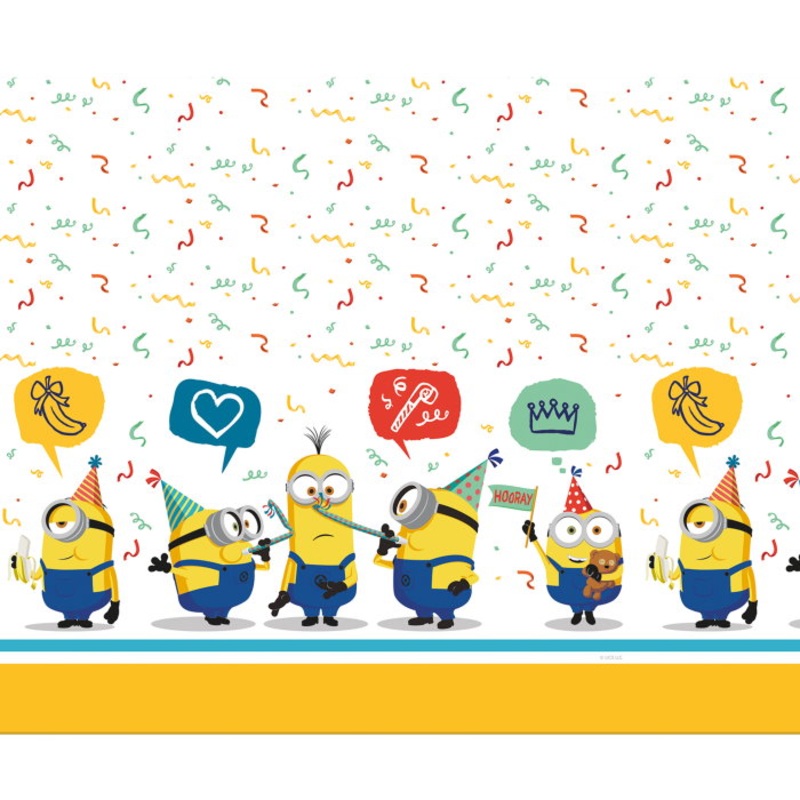 Minion Plastic Party Tablecloth 120 x 180cm