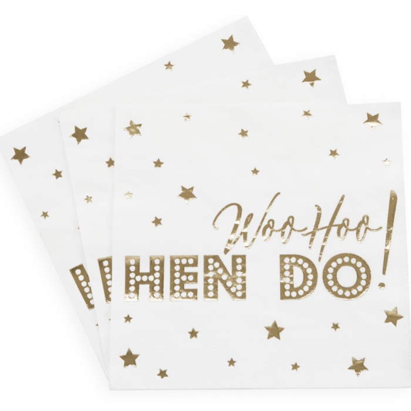 Woo Hoo Hen Party Napkins Pack of 16 Serviettes