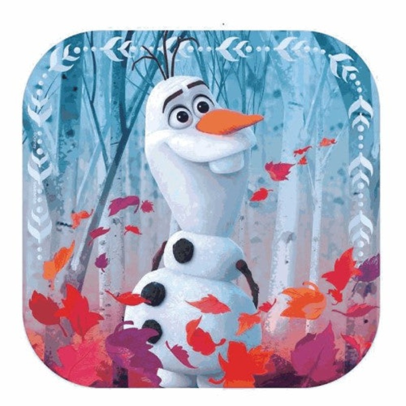 Frozen 2 Metallic snack plates - Olaf