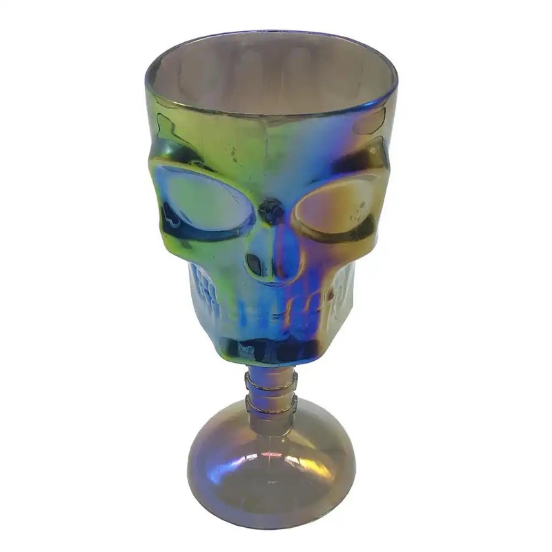 Iridescent Skull Goblet
