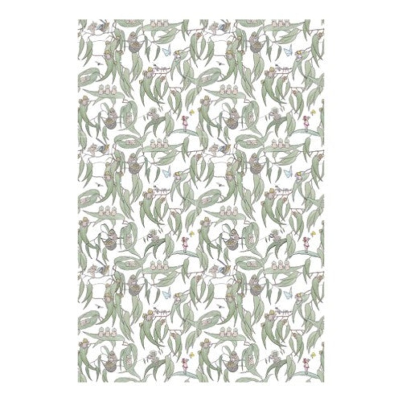 May Gibbs Paper Tablecover - Gumnut Leaf