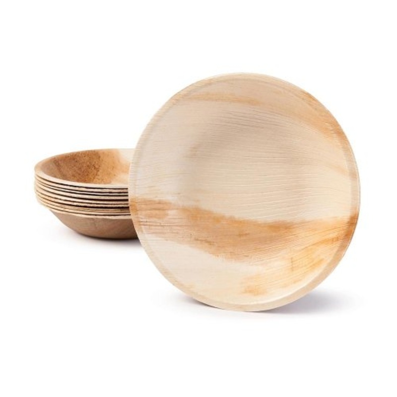 Palm Leaf Round Bowl 6.5inch 165mm 10pk