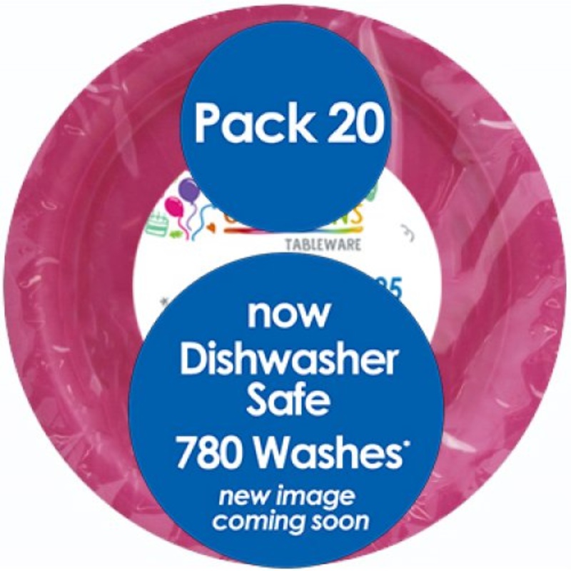 Reusable Lunch Plate Pack 20 - Magenta