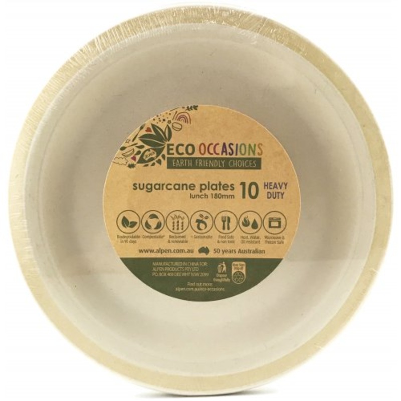 Sugarcane Dinner Plates 230mm Gold P10
