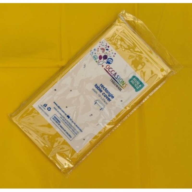 Yellow Rectangle Tablecover