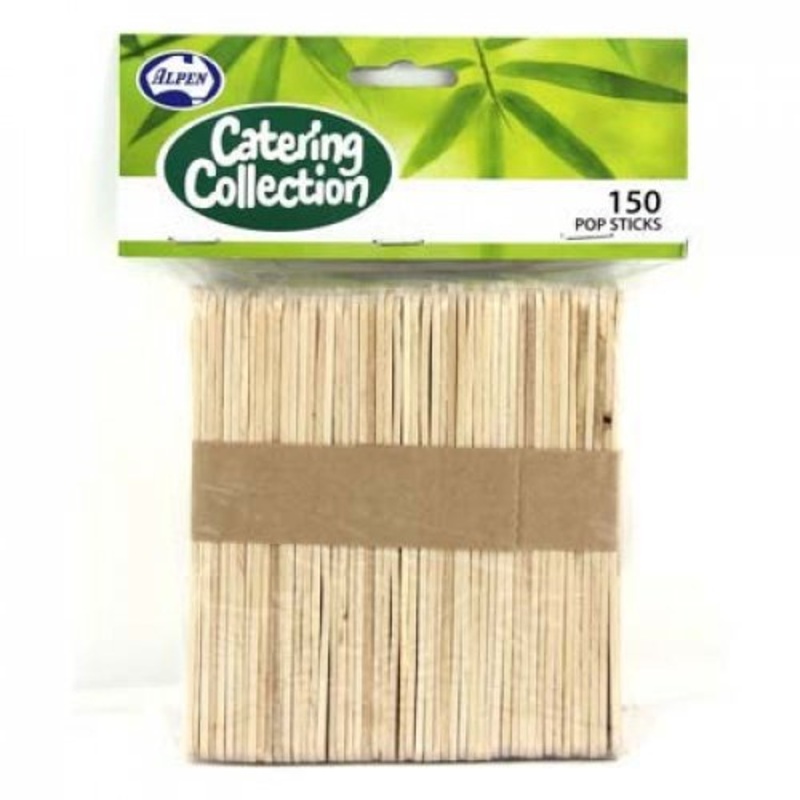 150pk Wooden Coffee Stirs / Pop Sticks