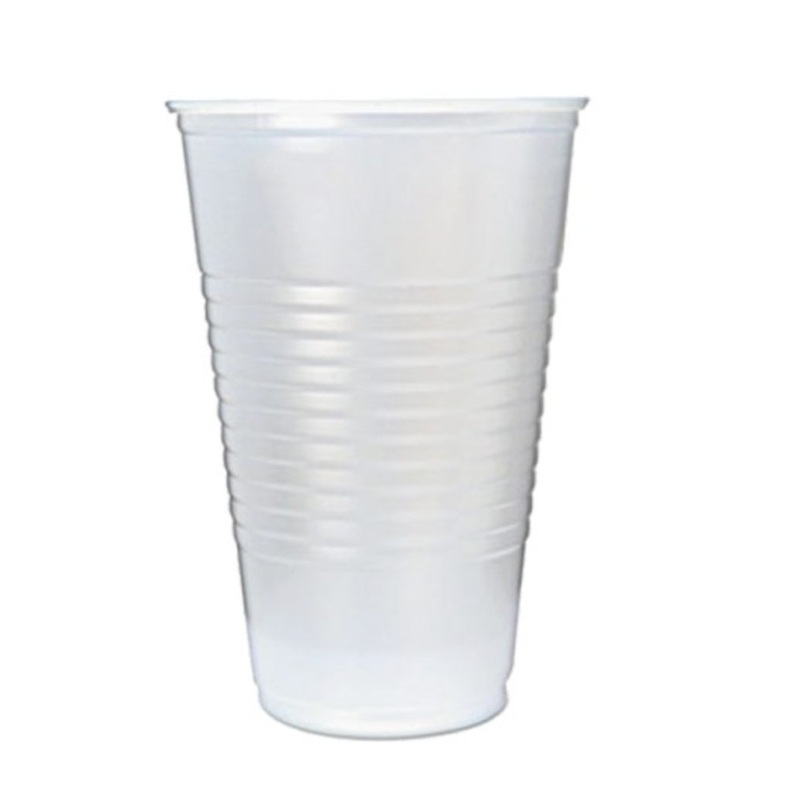 15pk Plastic Clear Beer Cups 450ml