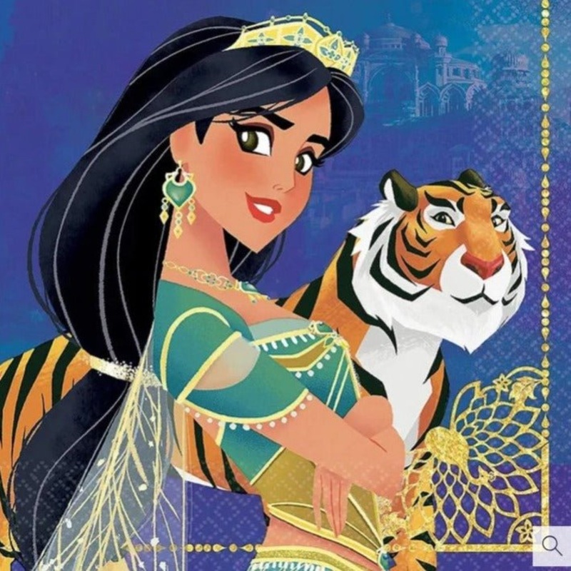16pk Disney Aladdin Paper Napkins Serviettes
