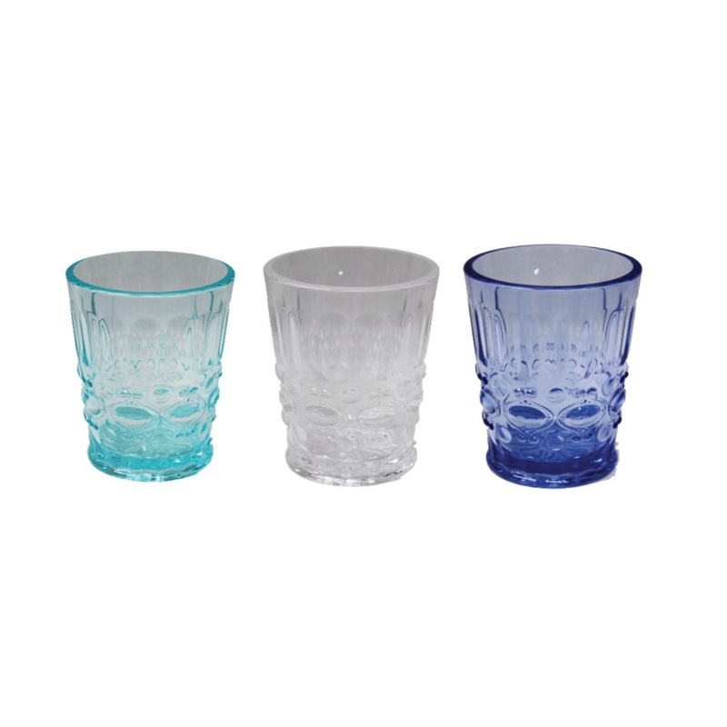 360ml Reusable Embossed Whiskey Tumbler